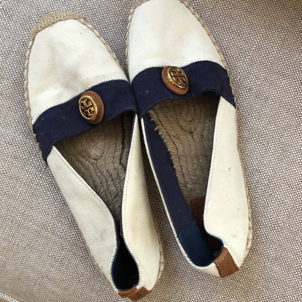 Tory Burch espadrilles.